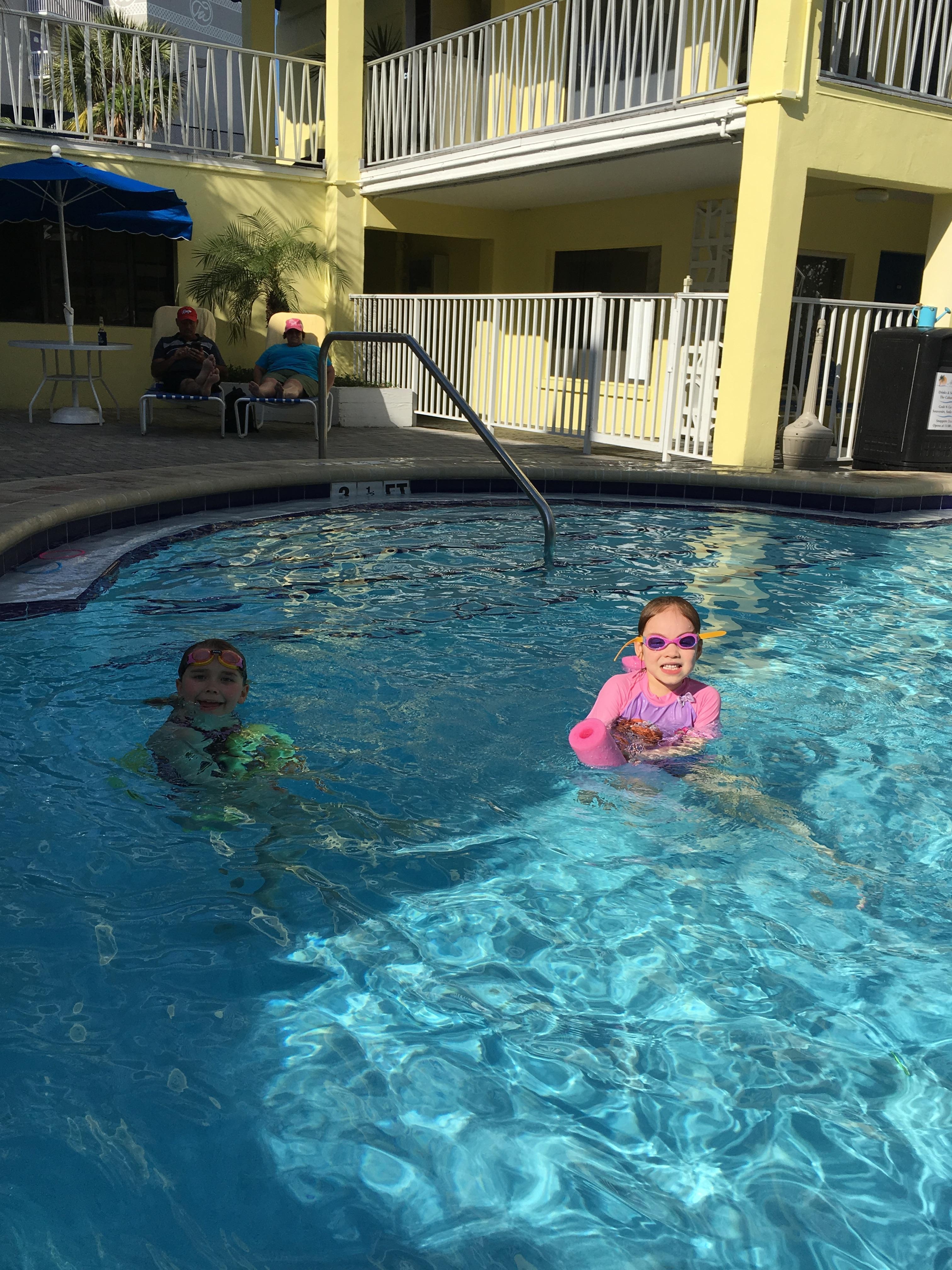 Clean, warm pools