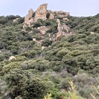Montagne derrière la villa