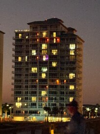 Our building from the pier.