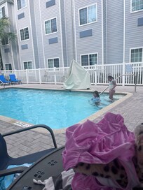 The littles loved the pool