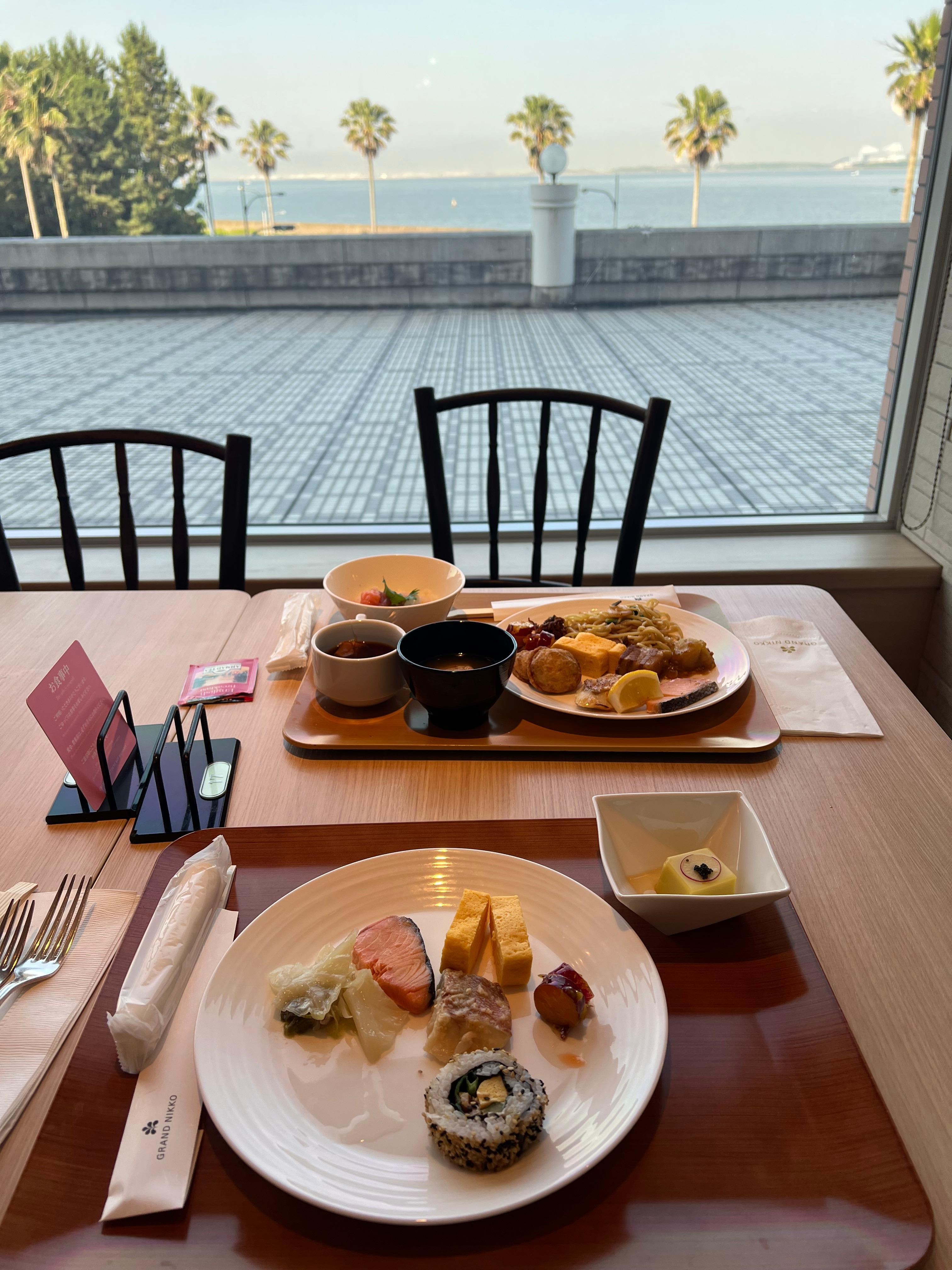 早餐和海景