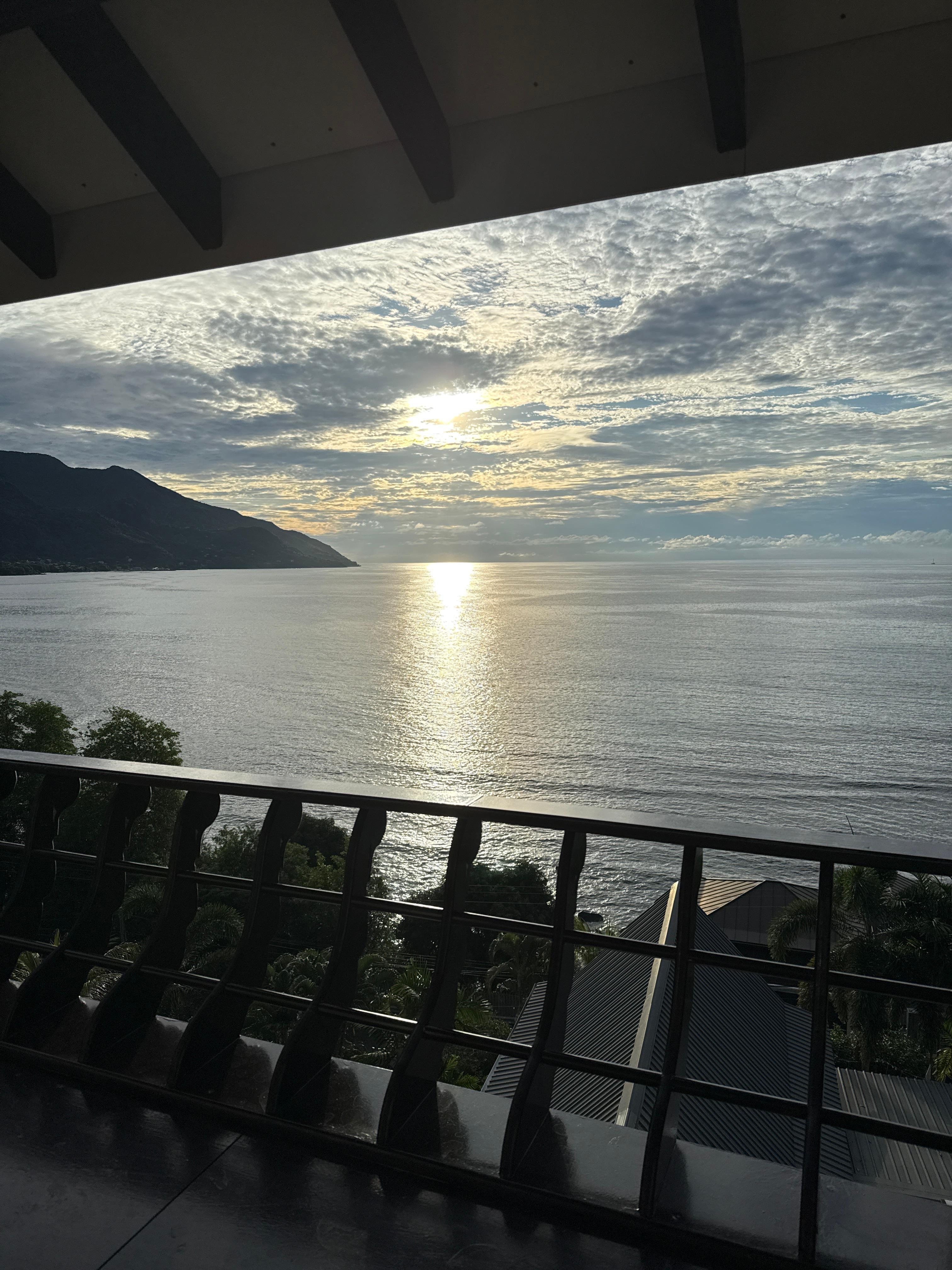 To end the day with  this view, phenomenal.