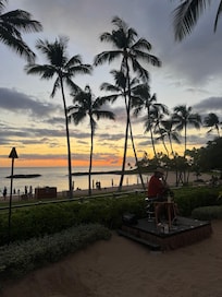 Beach/ pool bar view