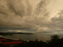 Stormy evening from the balcony