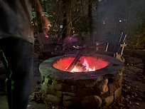 Cool night by the pit