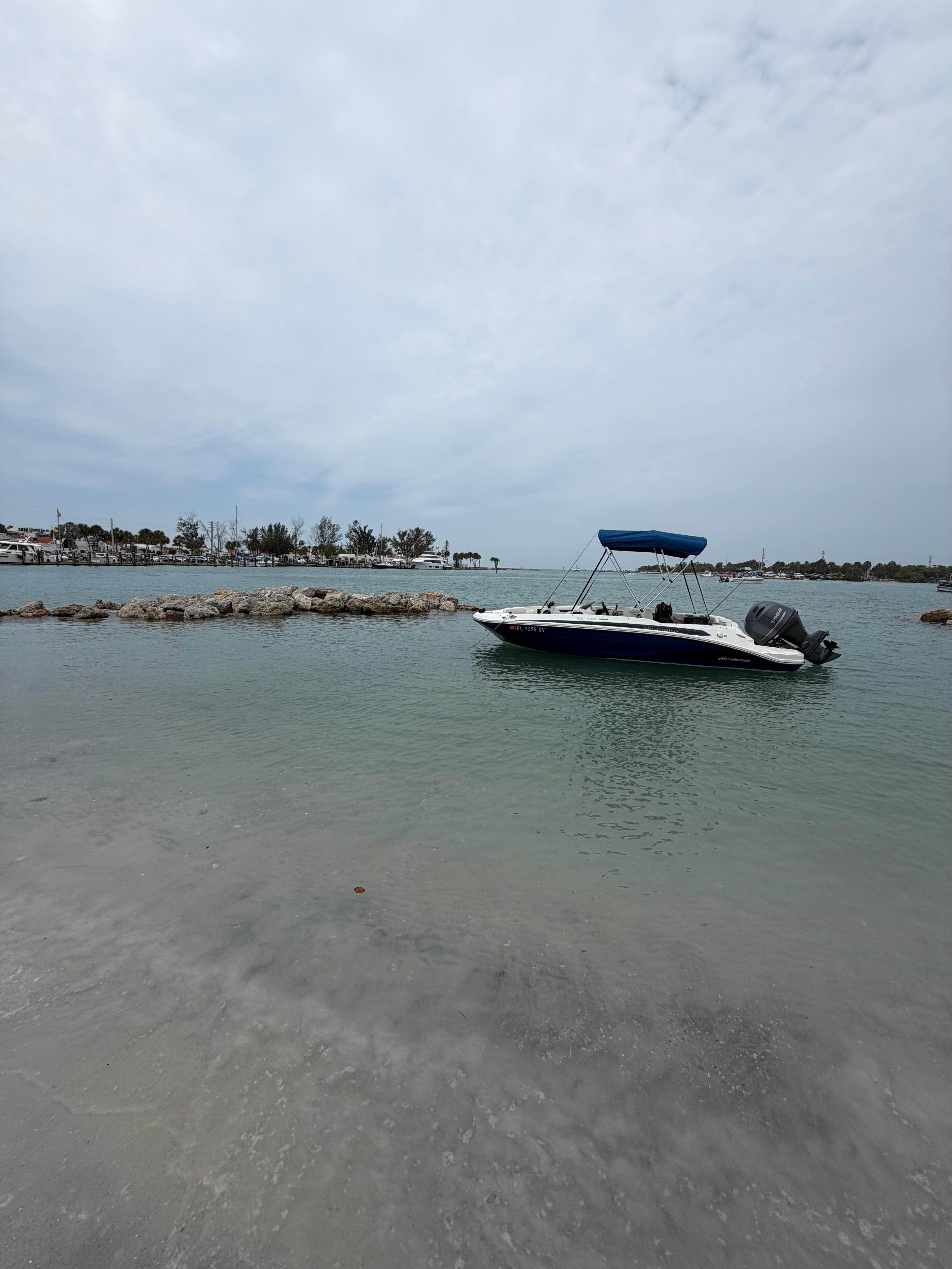 Boating at snake island 