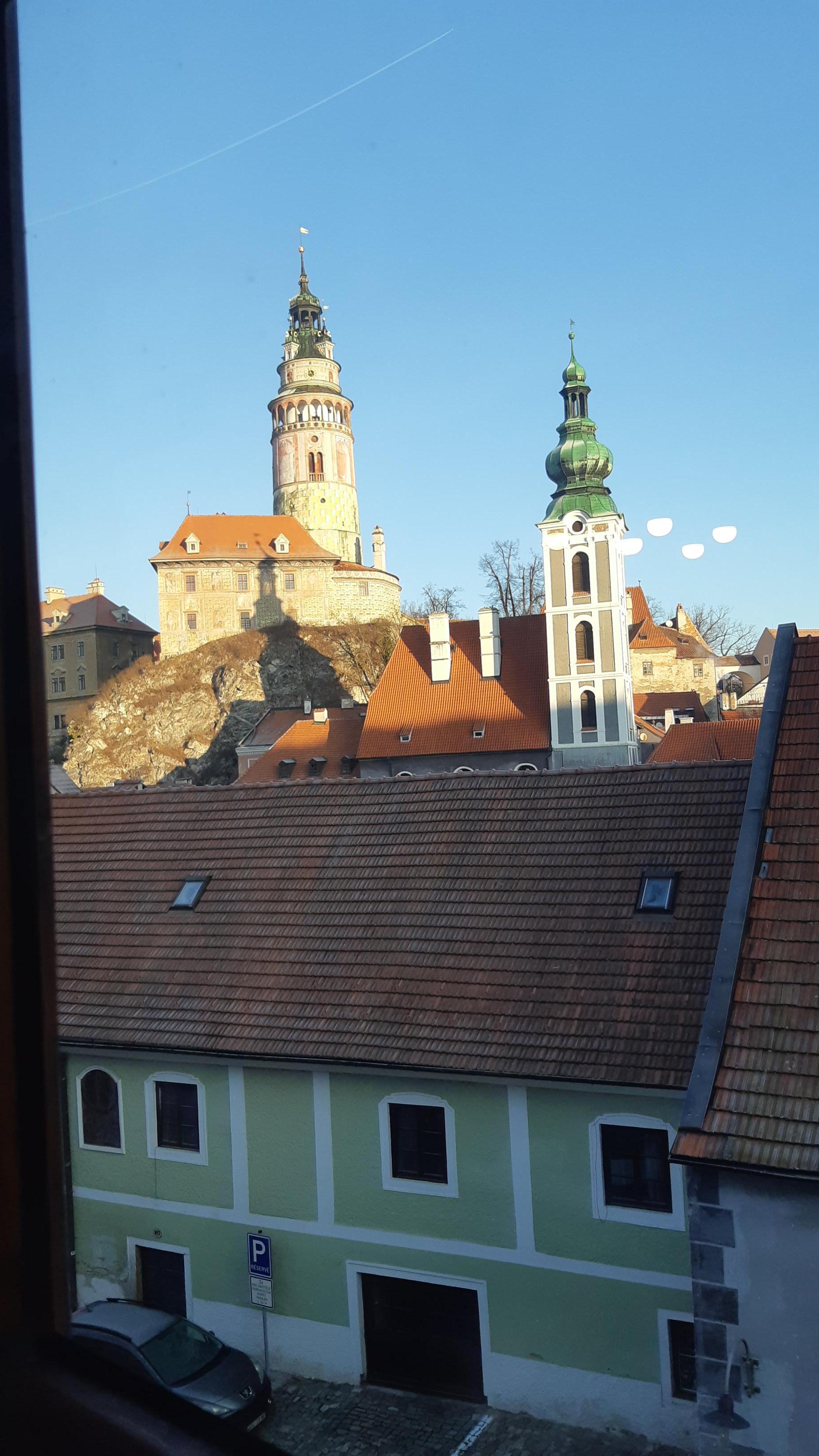 View from kitchen on second floor