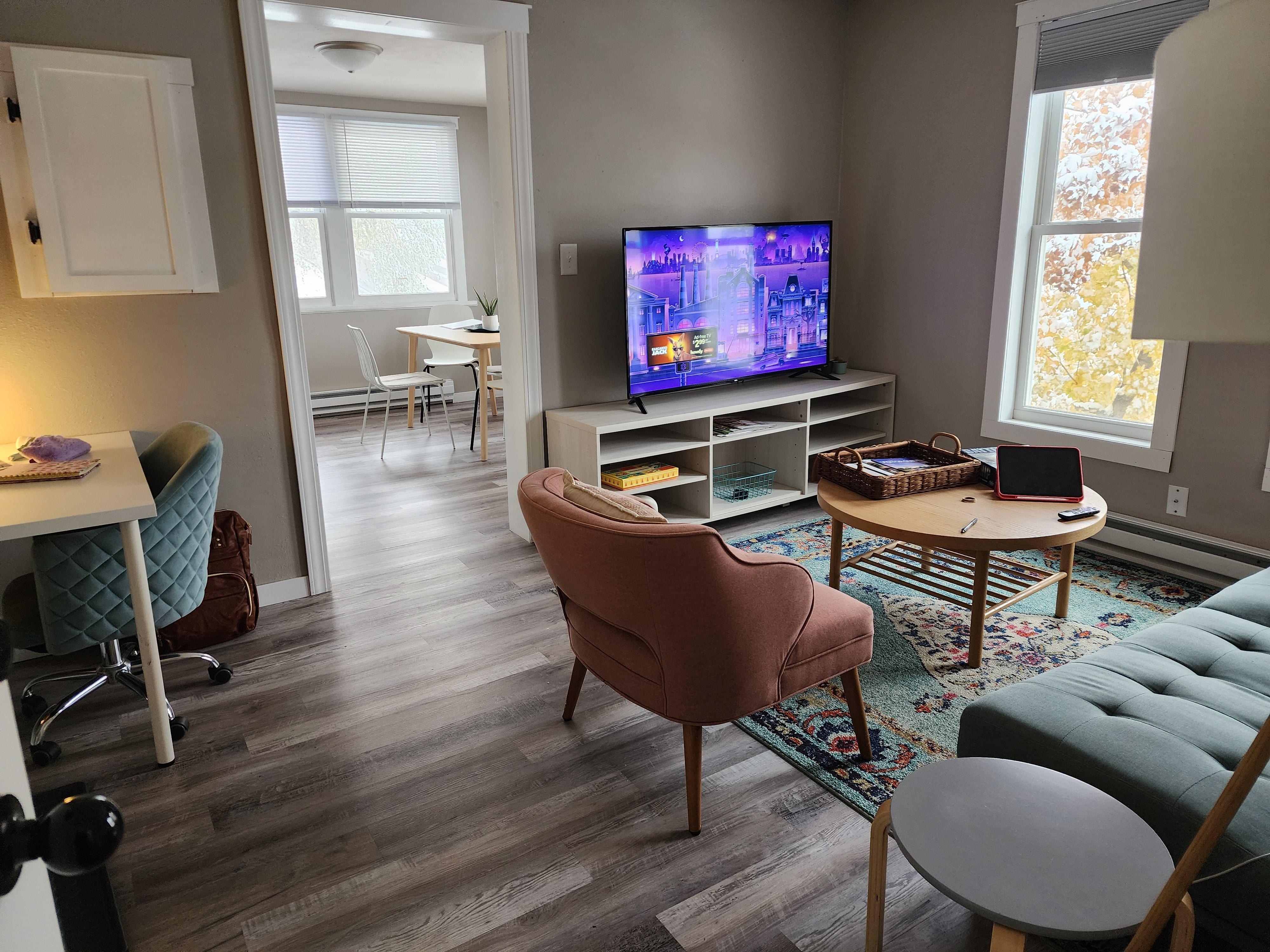 View from entrance. Tons of natural light! 