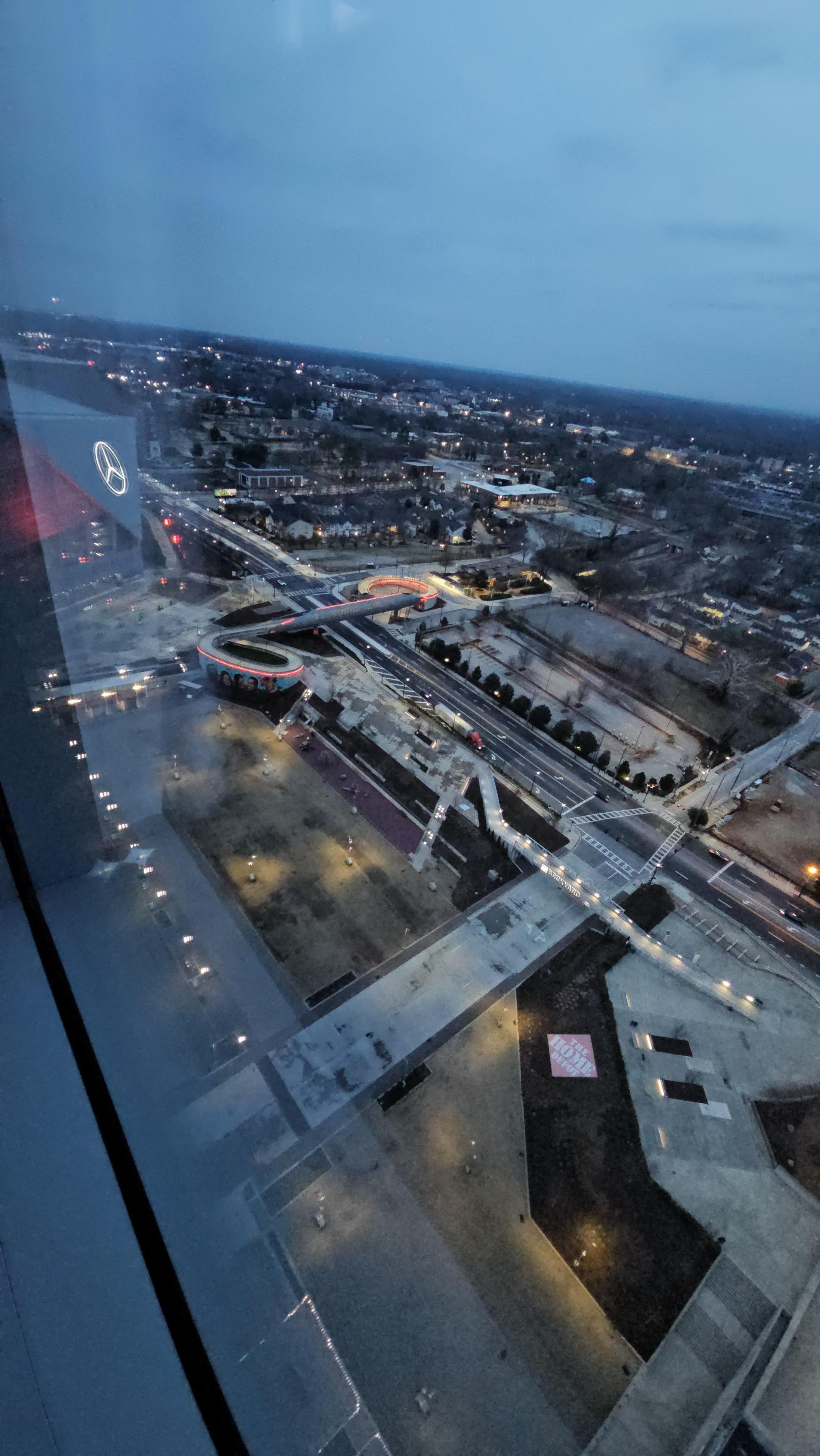 City/Stadium view. Beautiful 