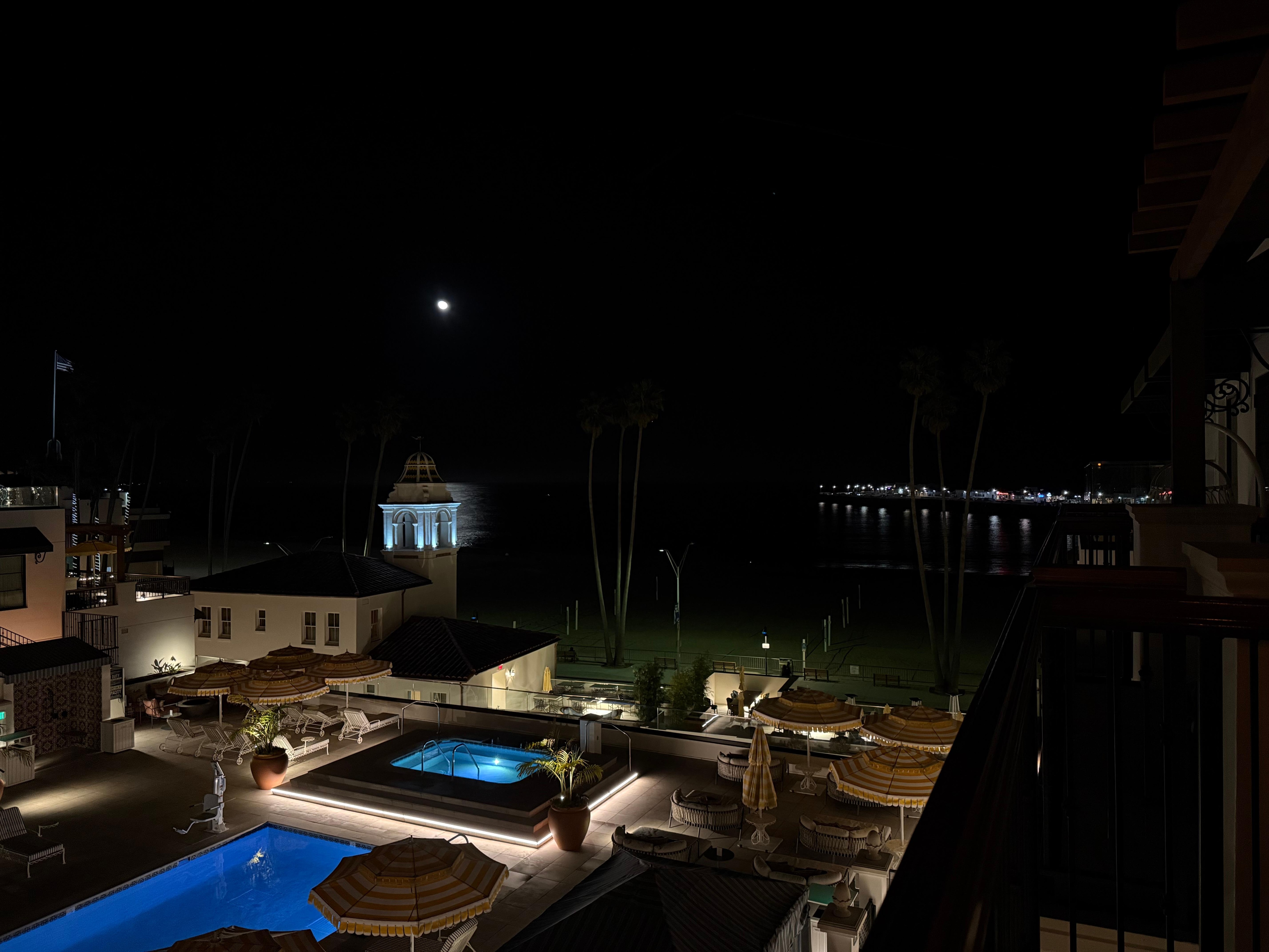 Moonlight ocean view