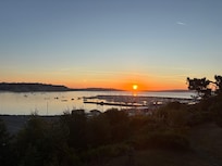 View from the house at dawn.