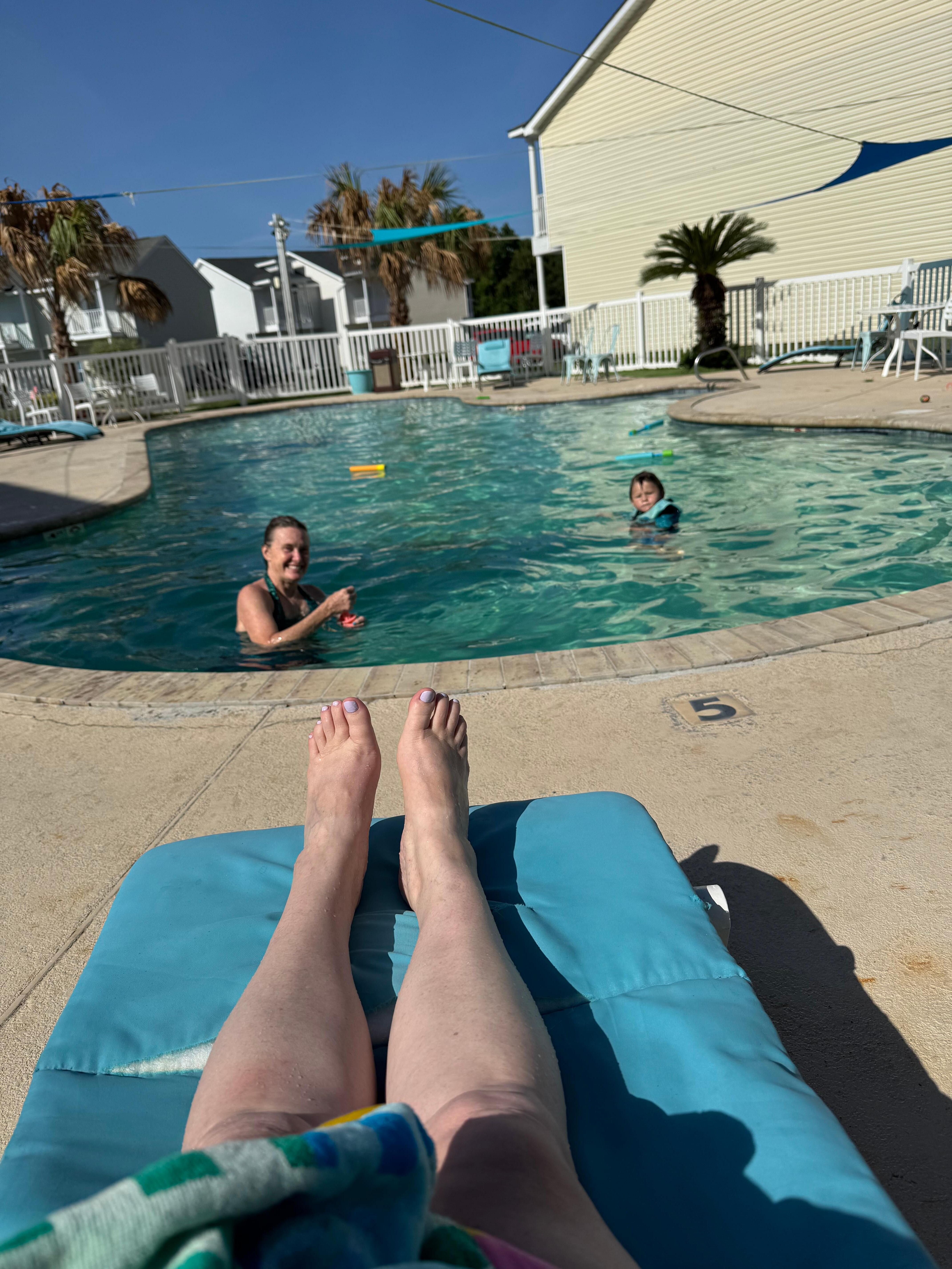 Some of us at the pool.