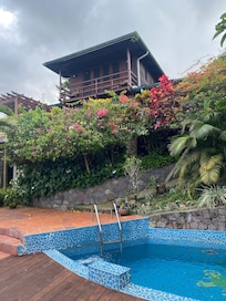 View of villa taken from pool deck