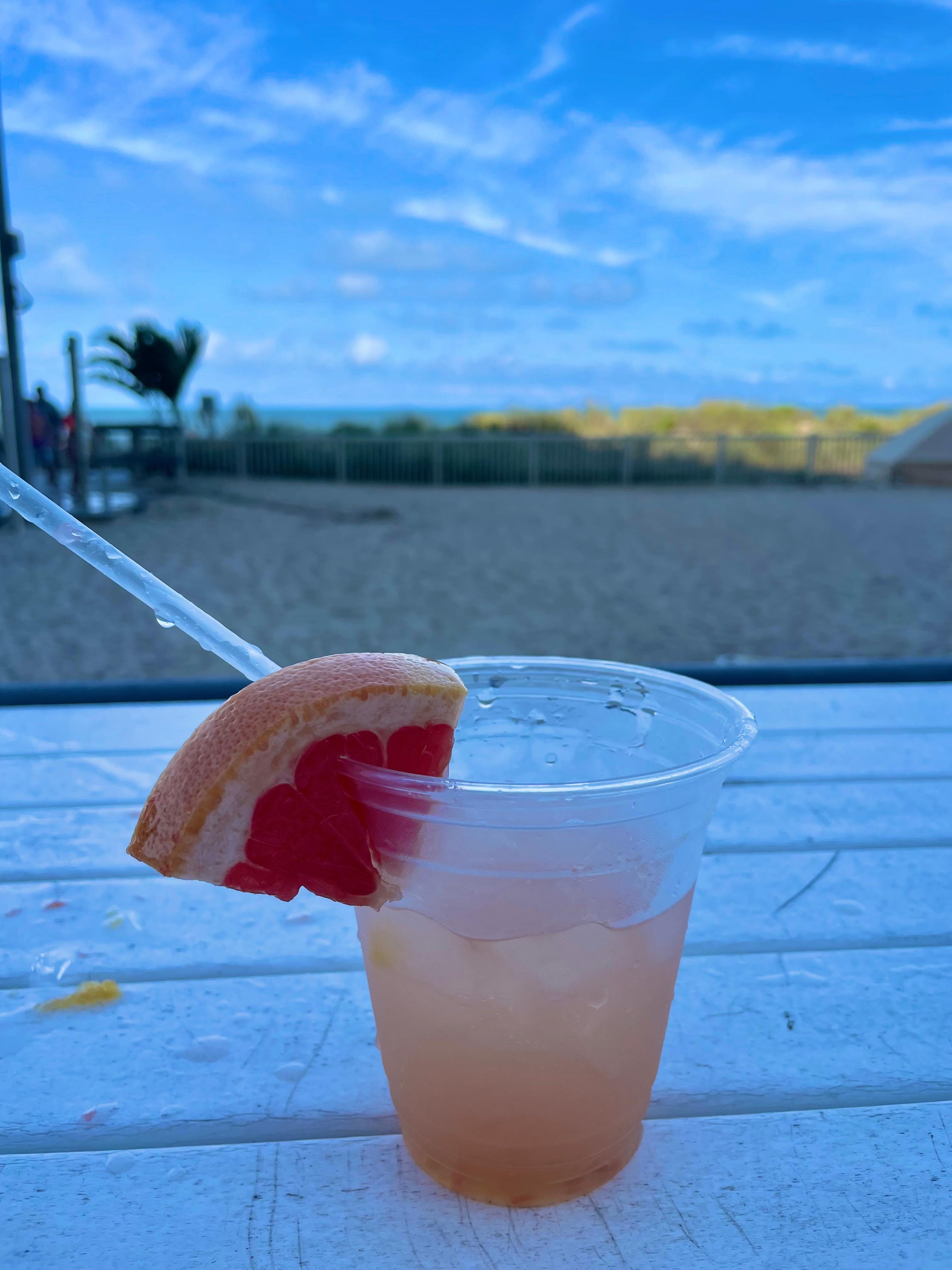 Beachfront grapefruit crush!