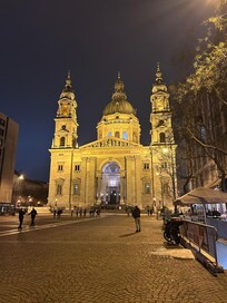 Right outside of the hotel