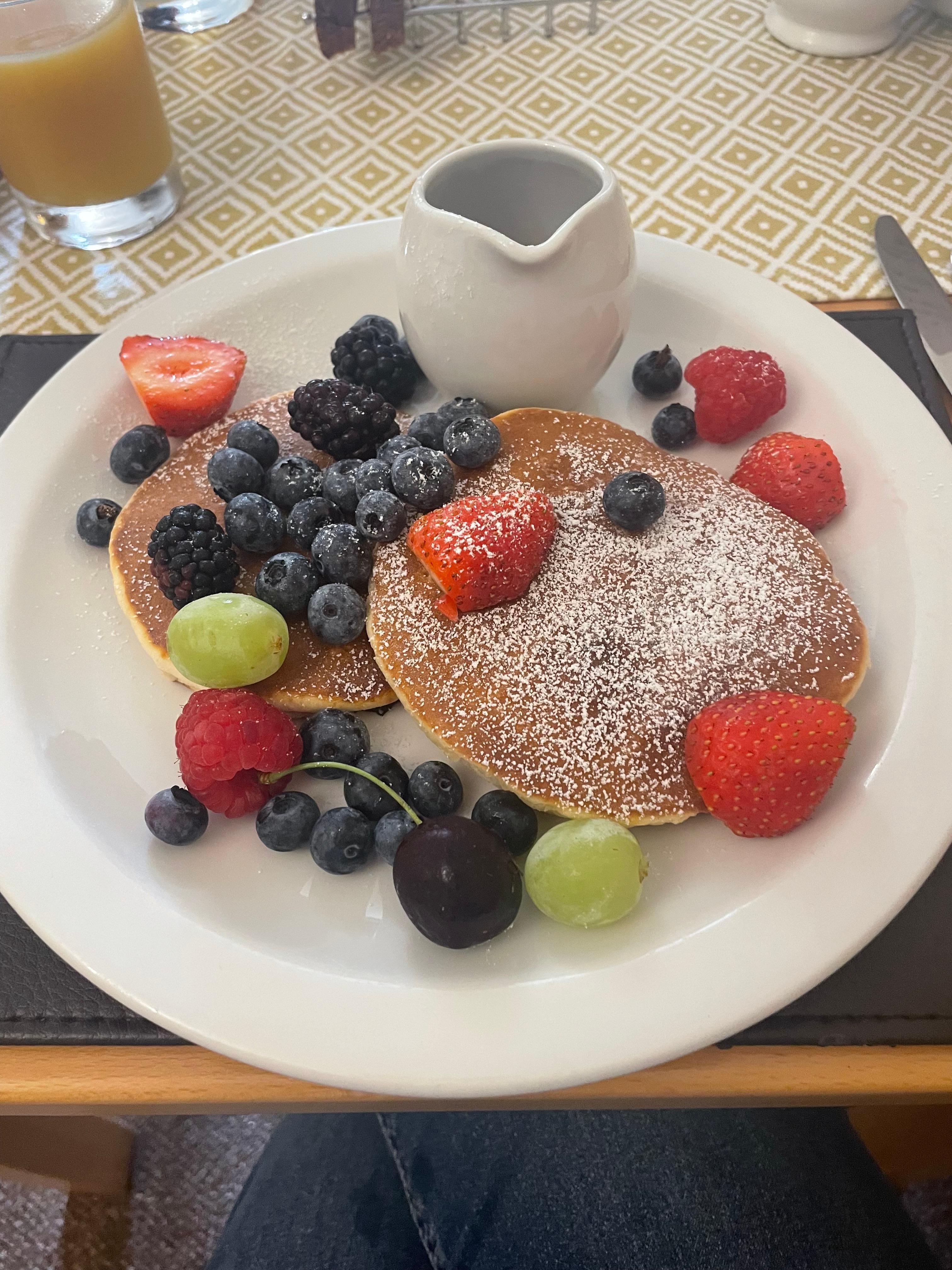 Perfect breakfast pancakes