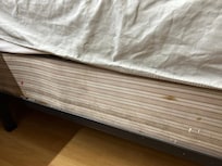 Dirty mattress.