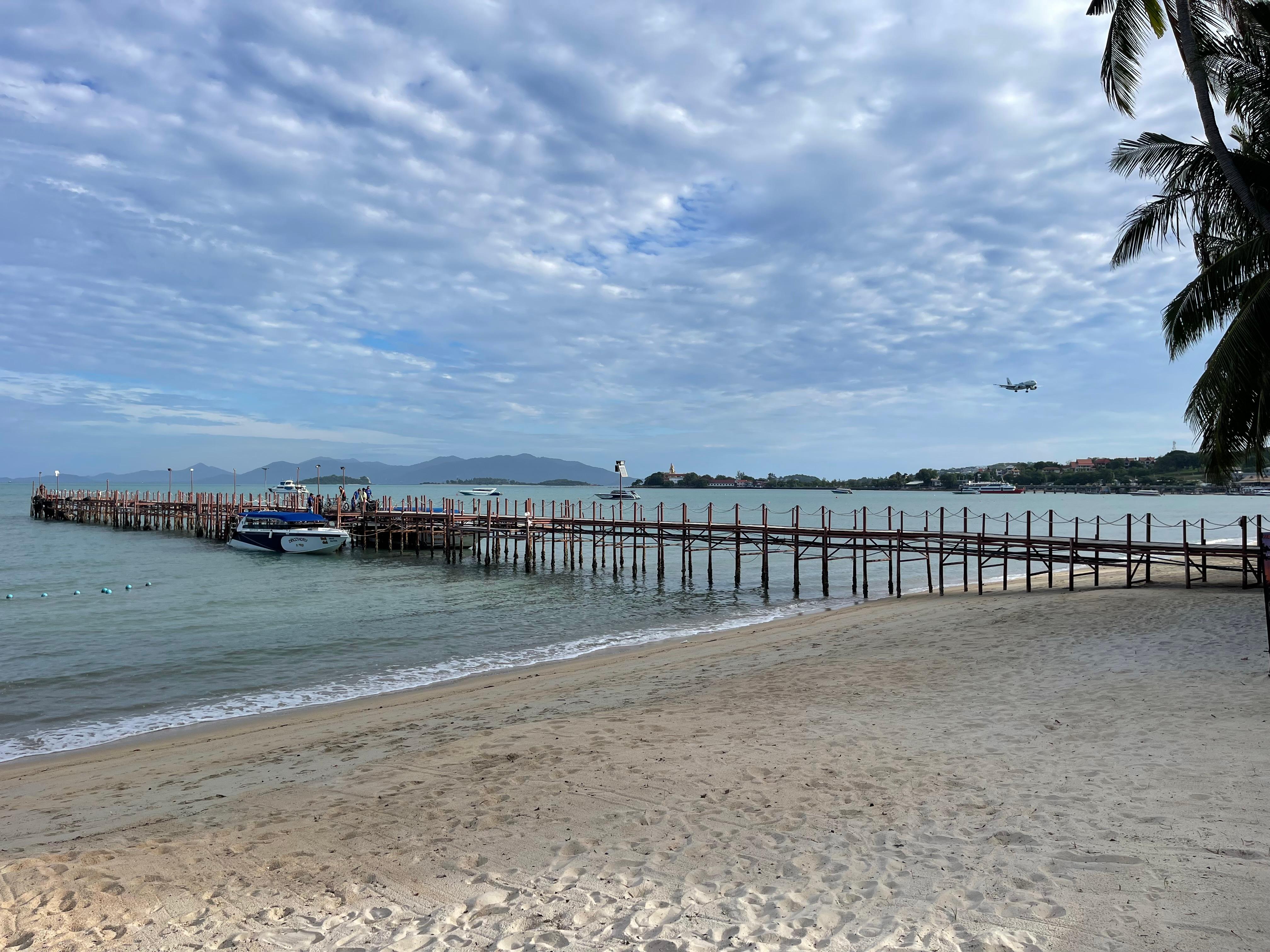 Plage au bout de l’hotel 