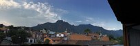 Panoramic view from our terrace