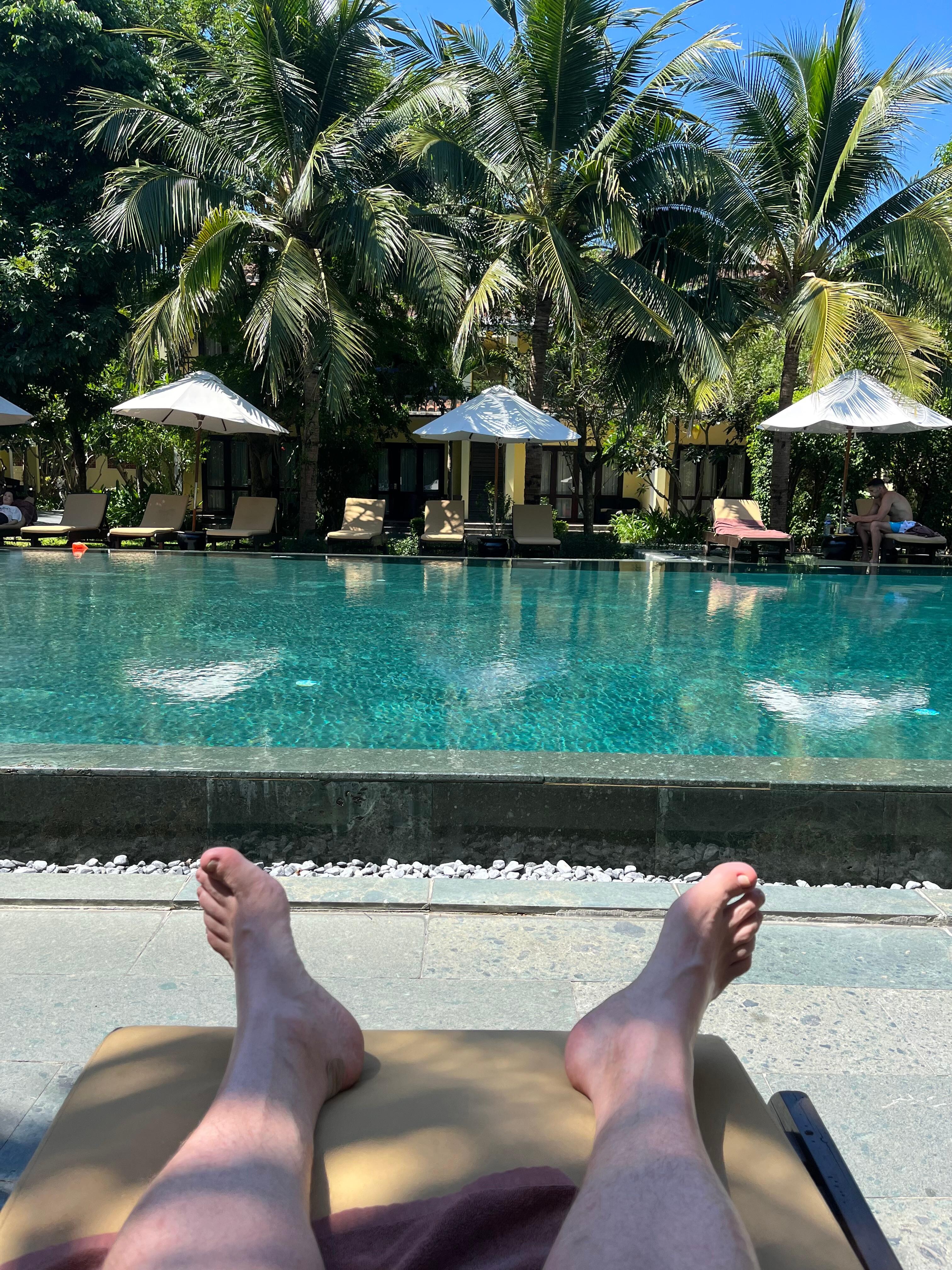 Et av 2 svømmebasseng 