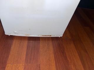 rusty fridge