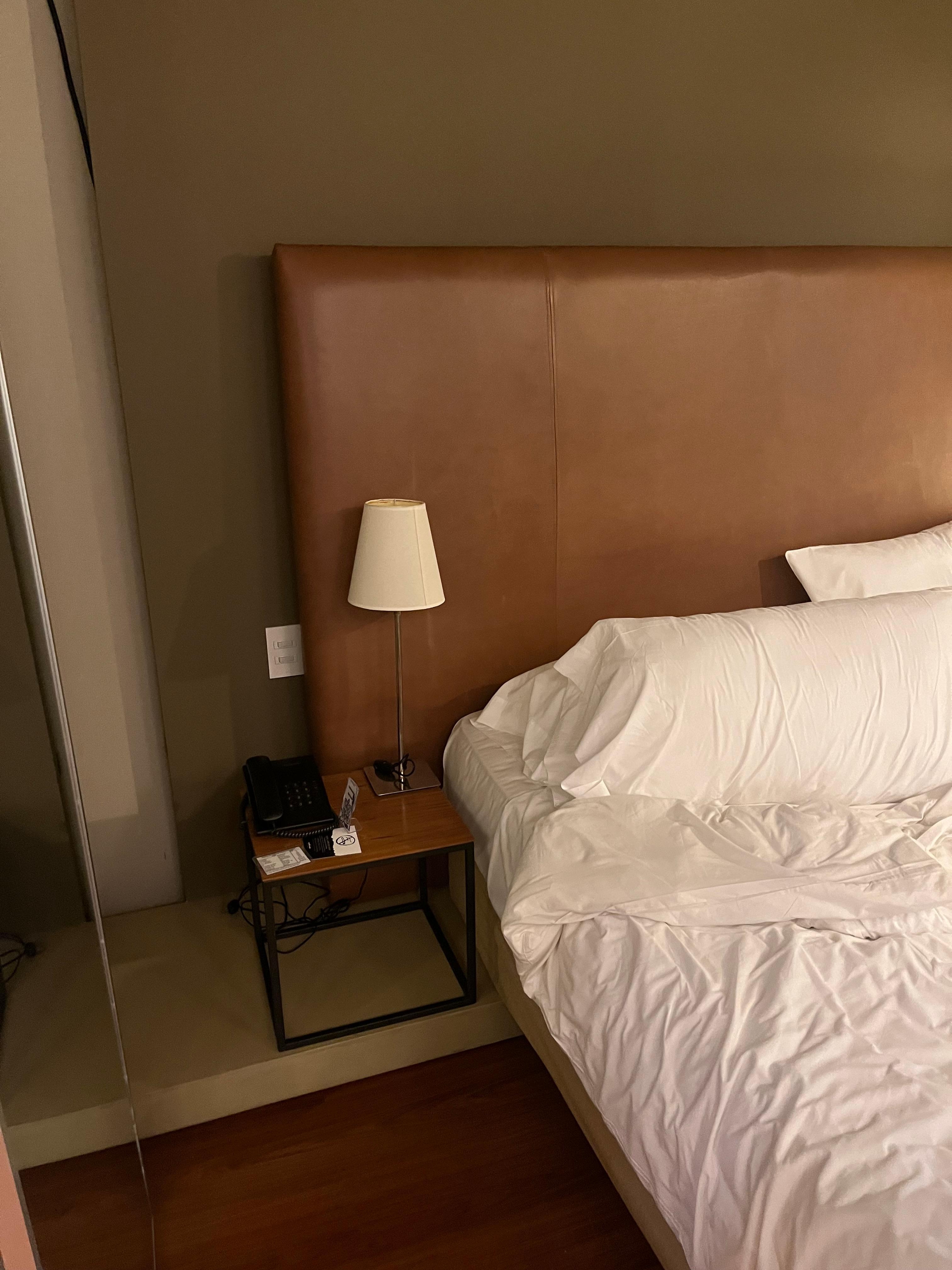 Cama desconfortável 