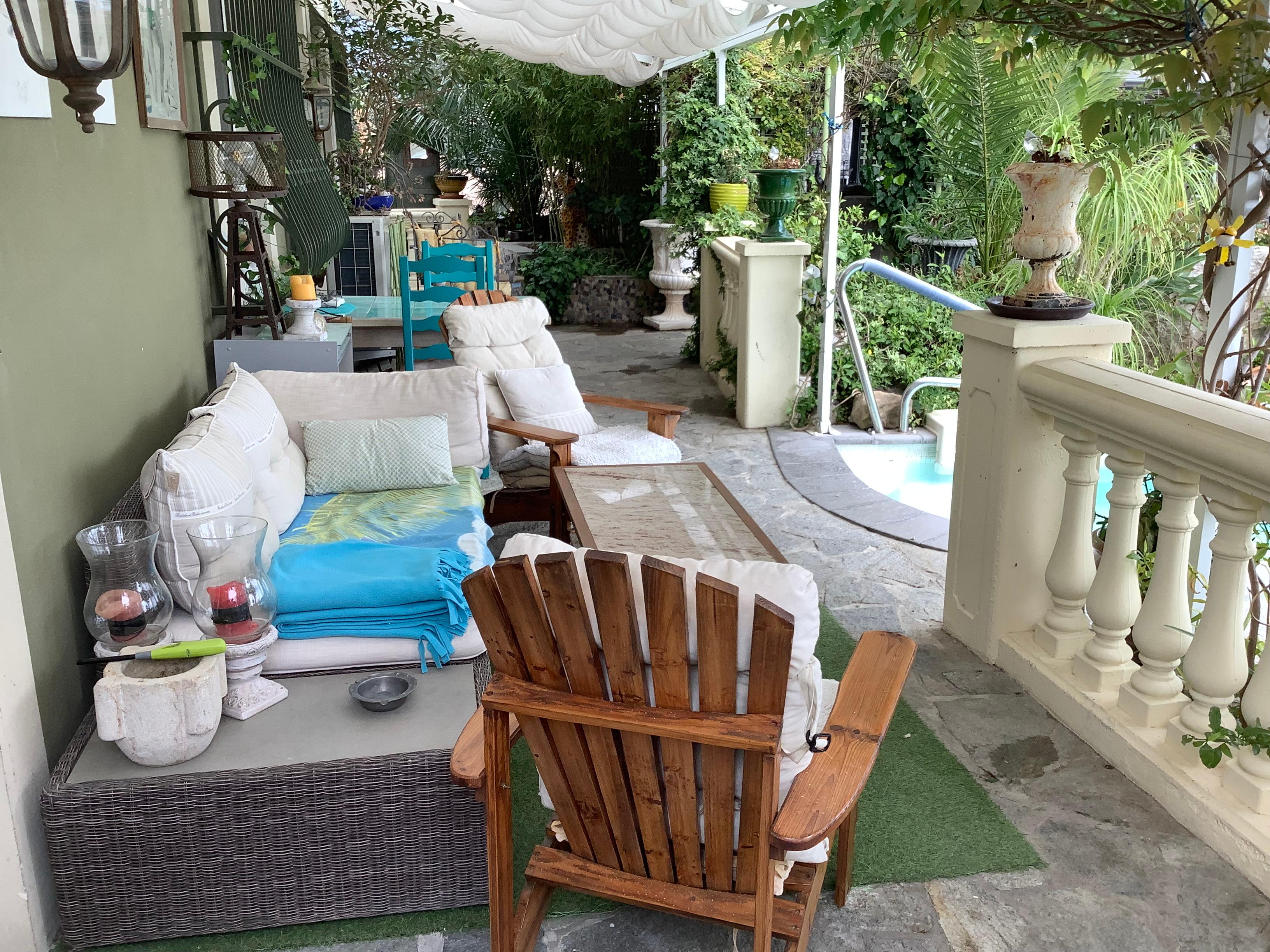 Covered terrace