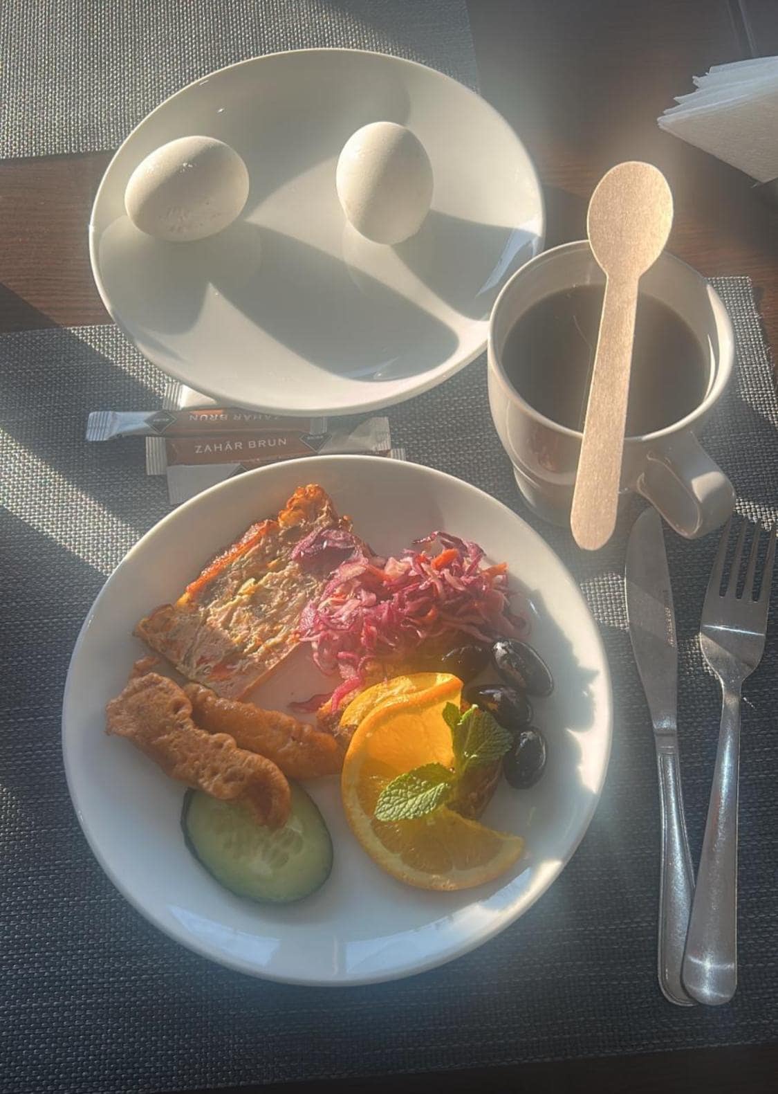 My Romanian Breakfast very tasty and healthy 