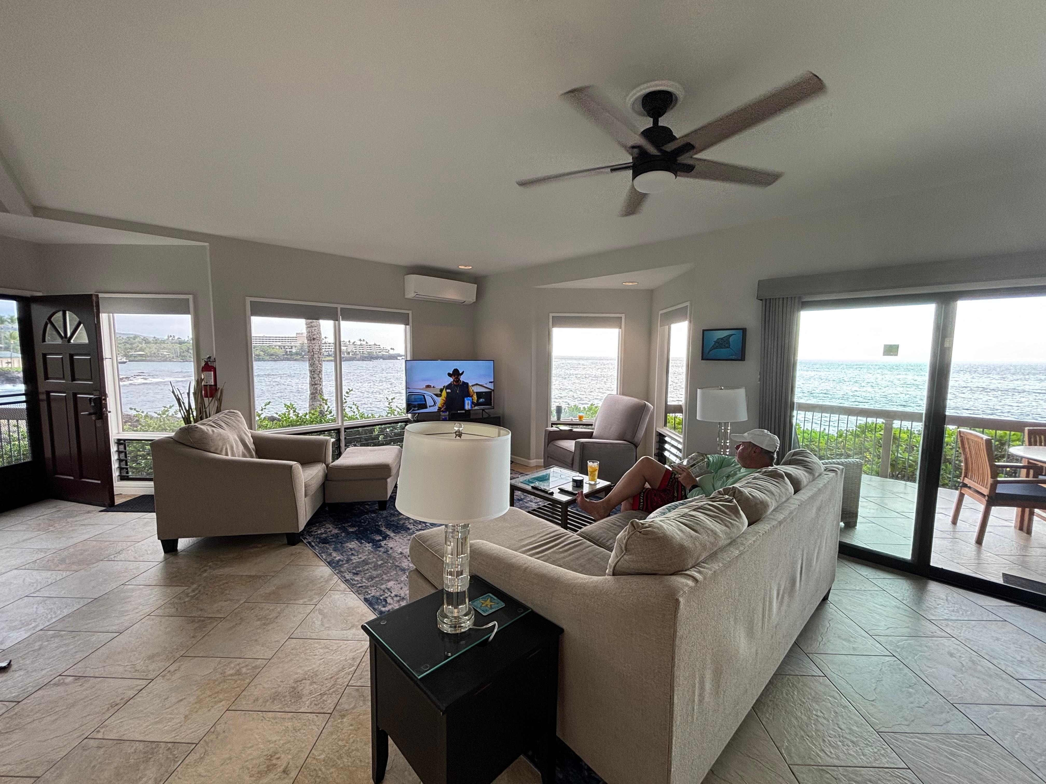 Unobstructed view on point