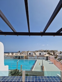 A view from the balcony.