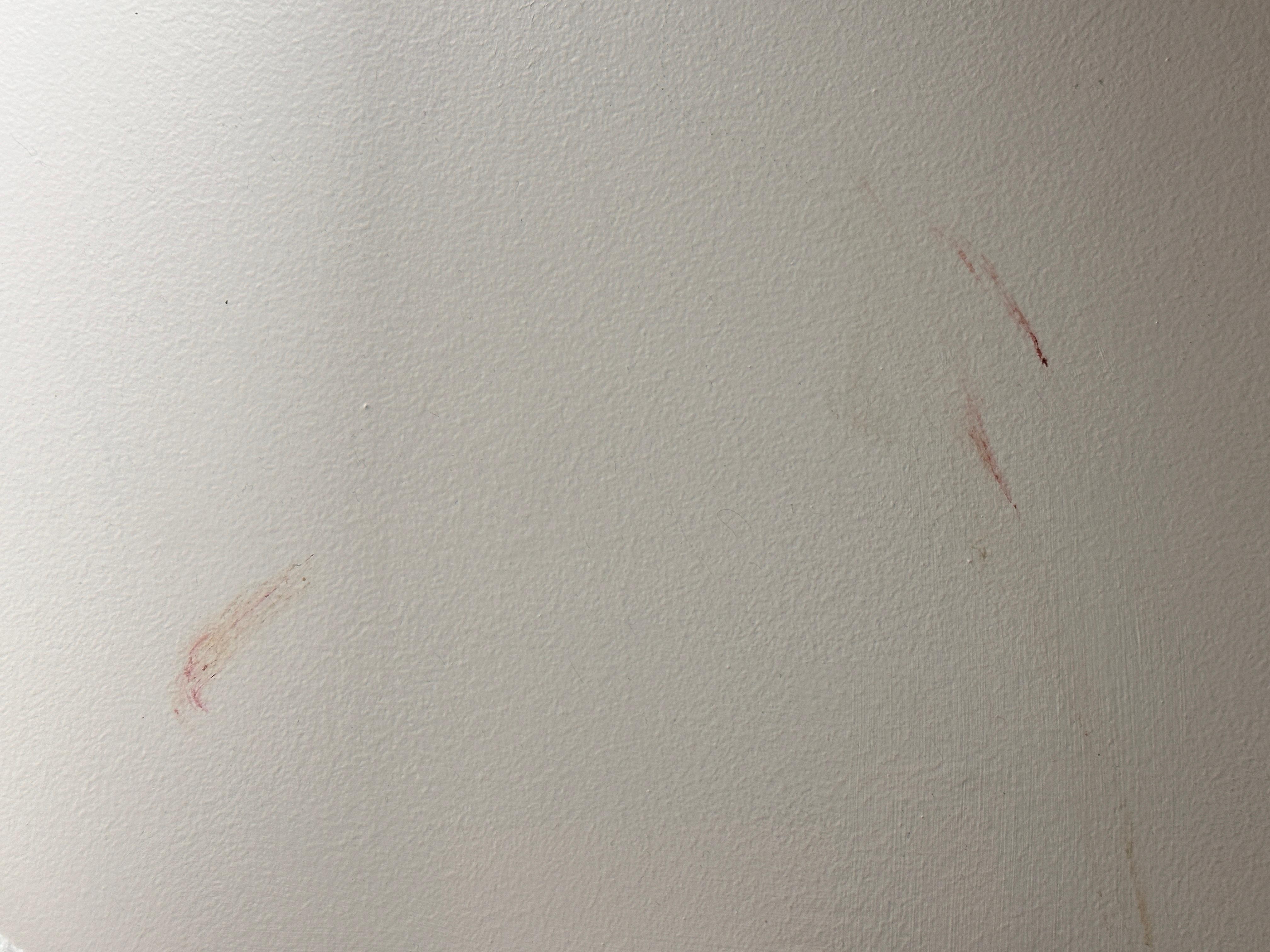 Blood on the wall