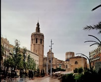 On plaza