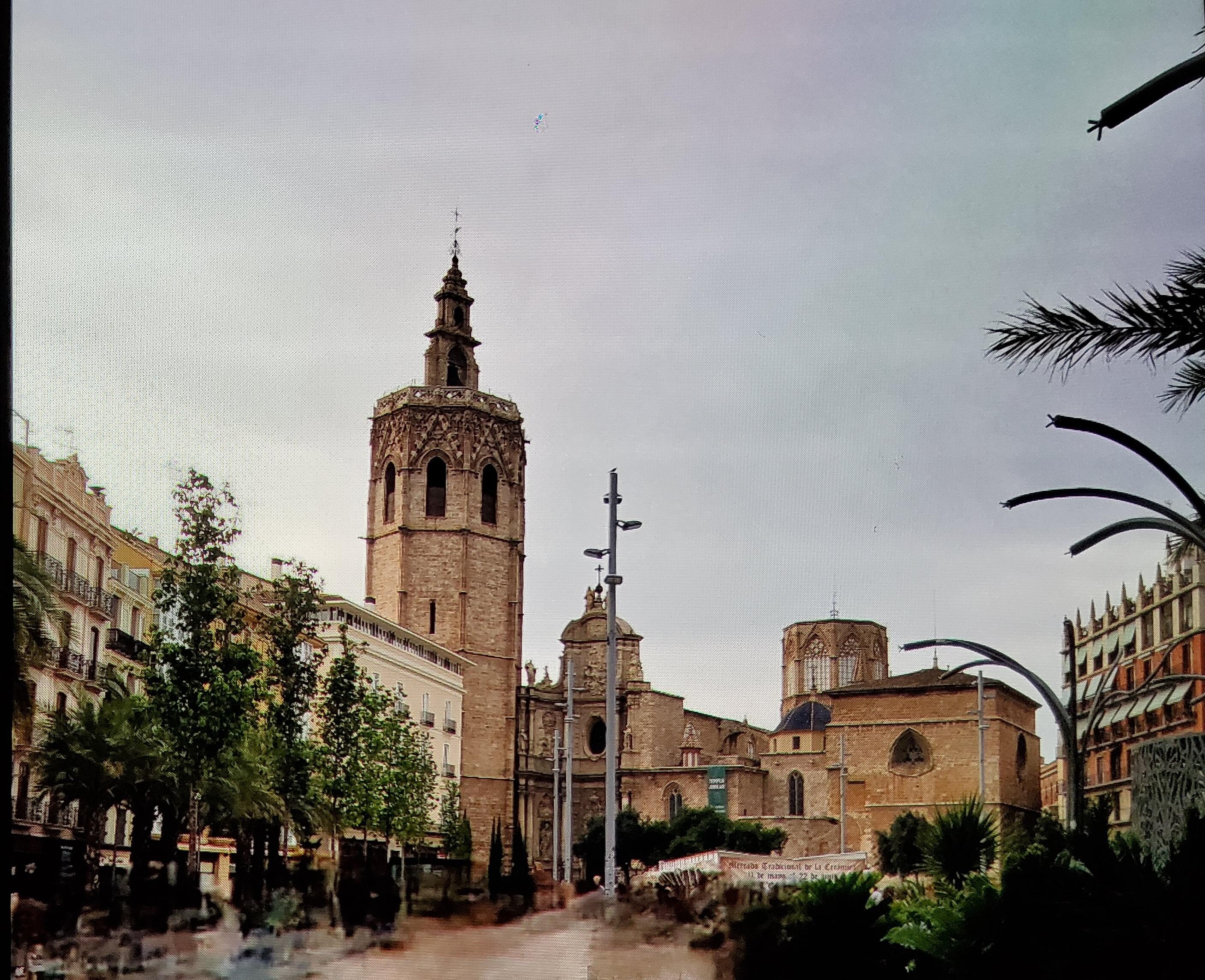 On plaza
