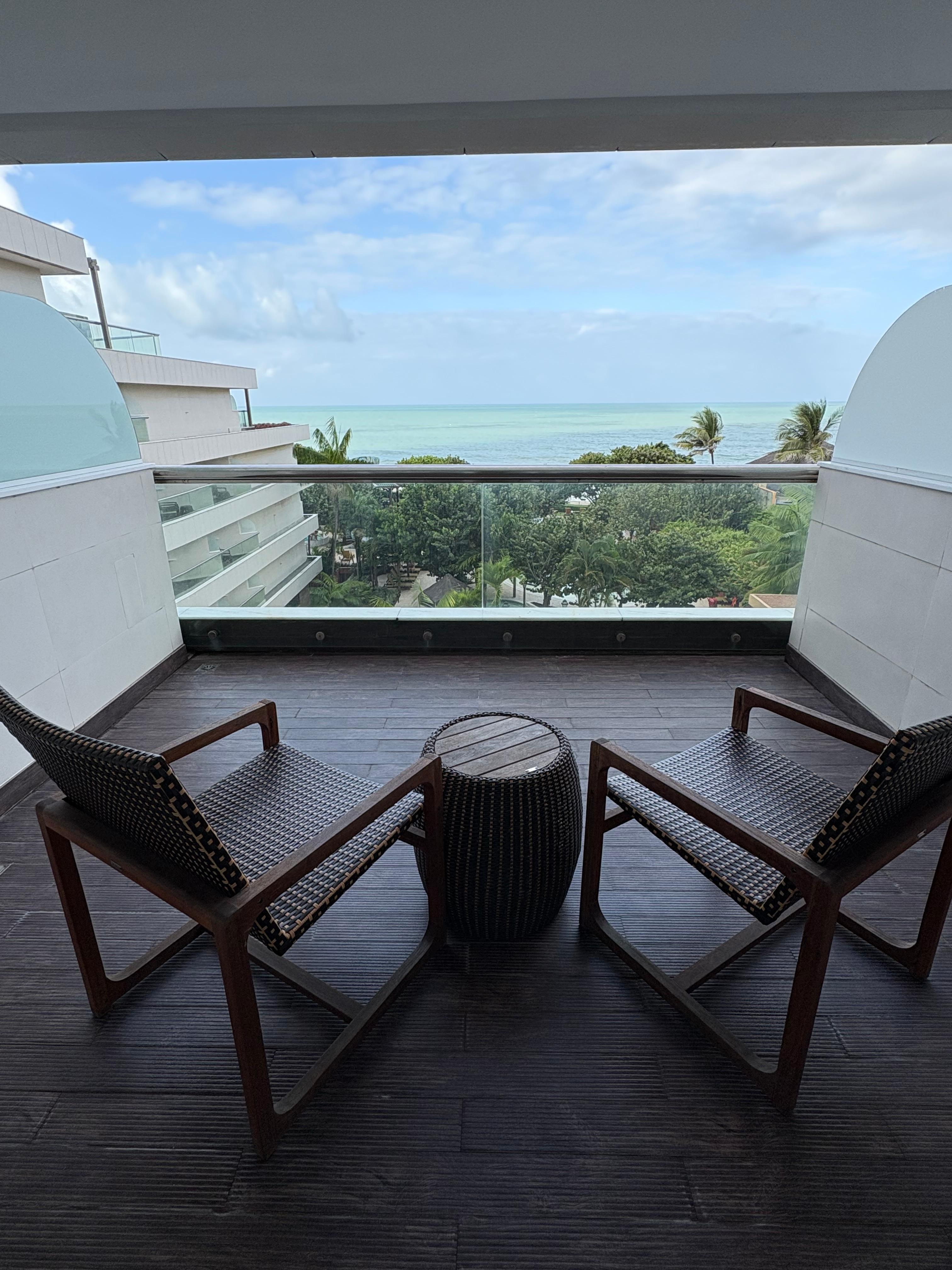 Vista da varanda do quarto