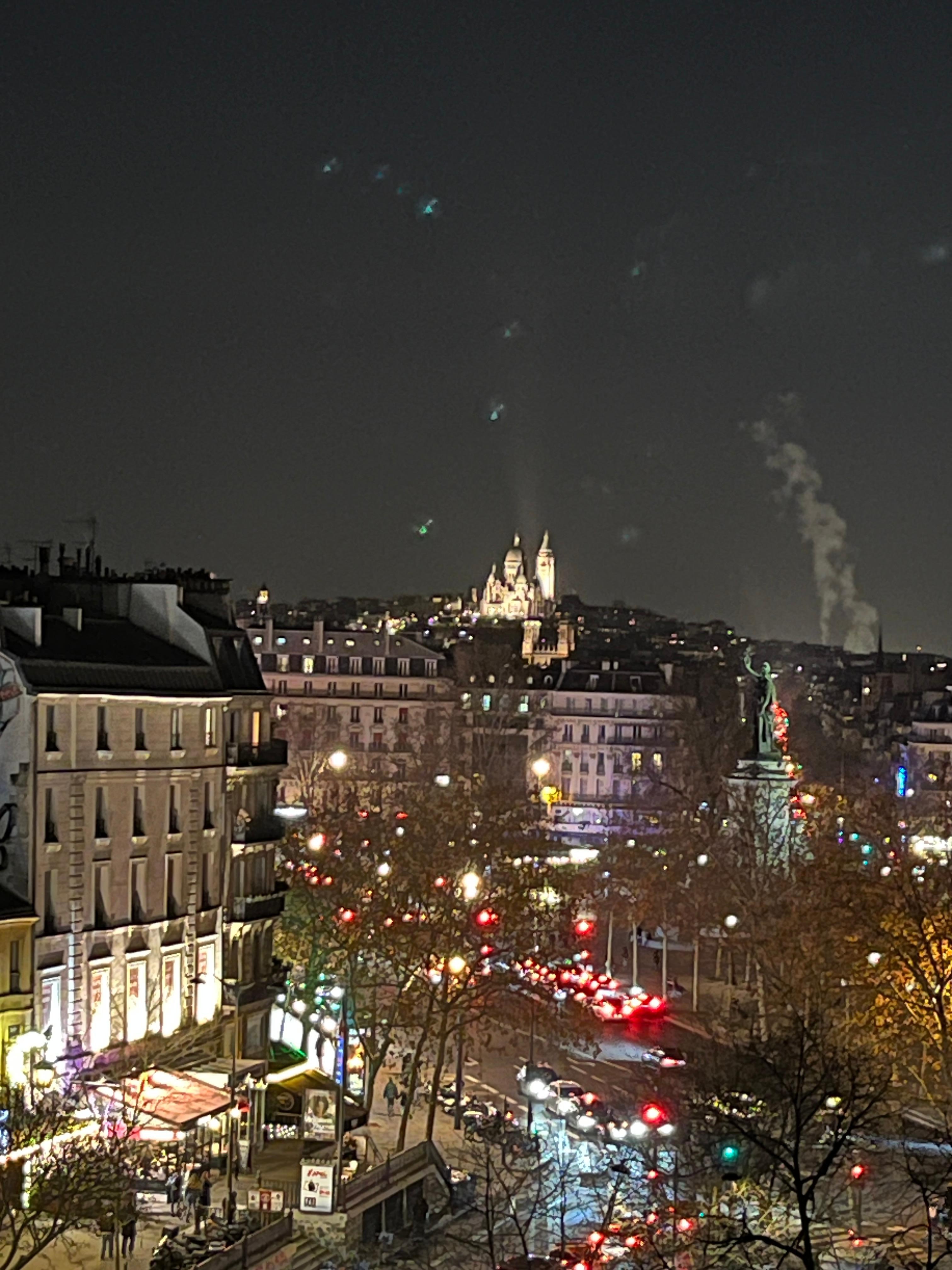 The view from the balcony