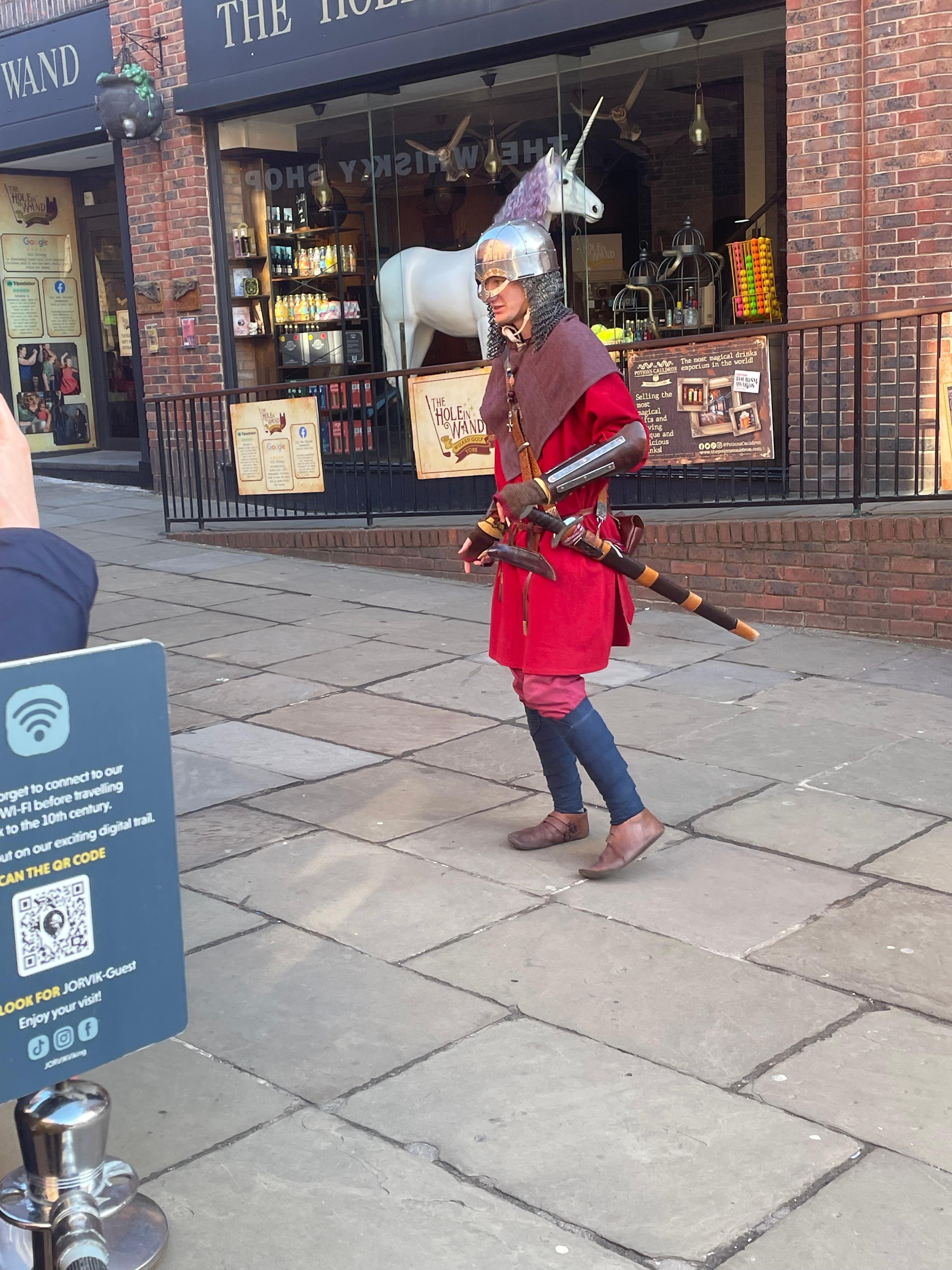 Great team at the Jorvik centre, a 10 minute walk away.