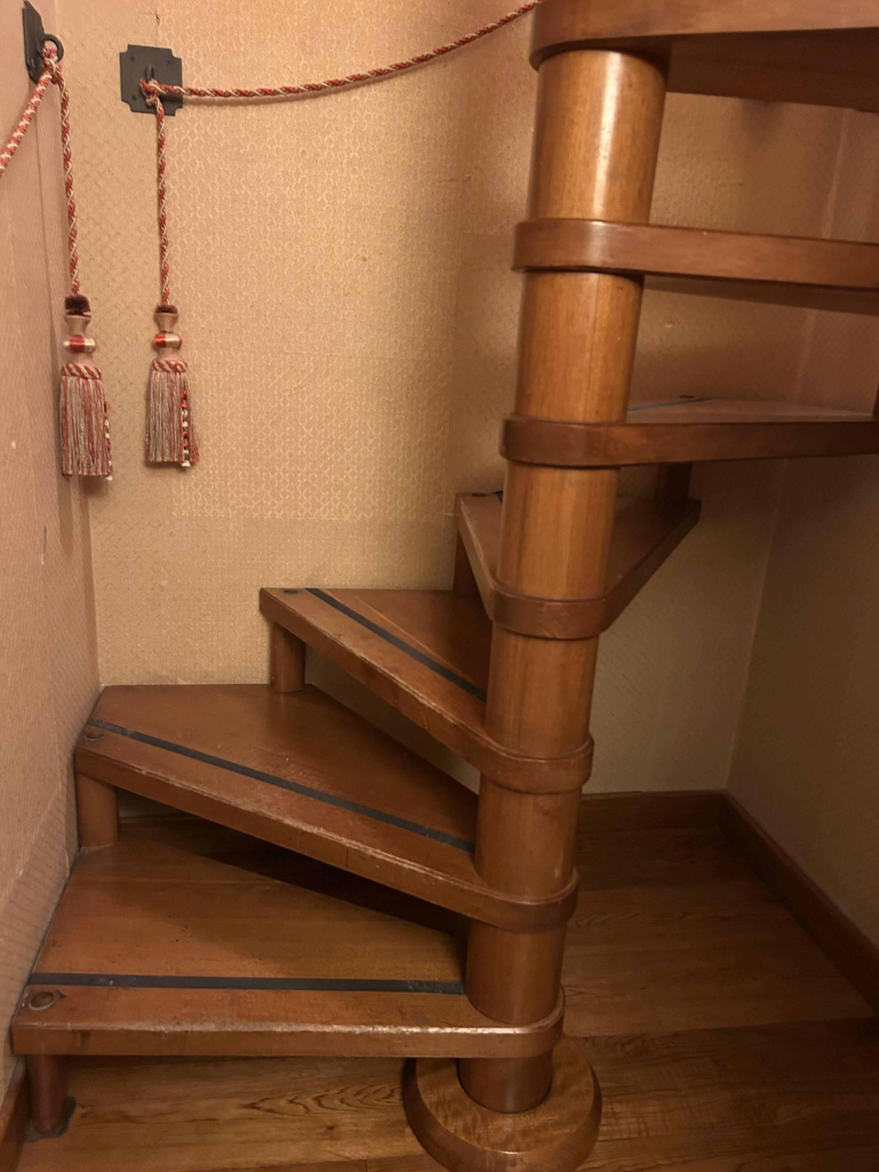 This room was up these quaint stairs, but a porter carried the luggage!