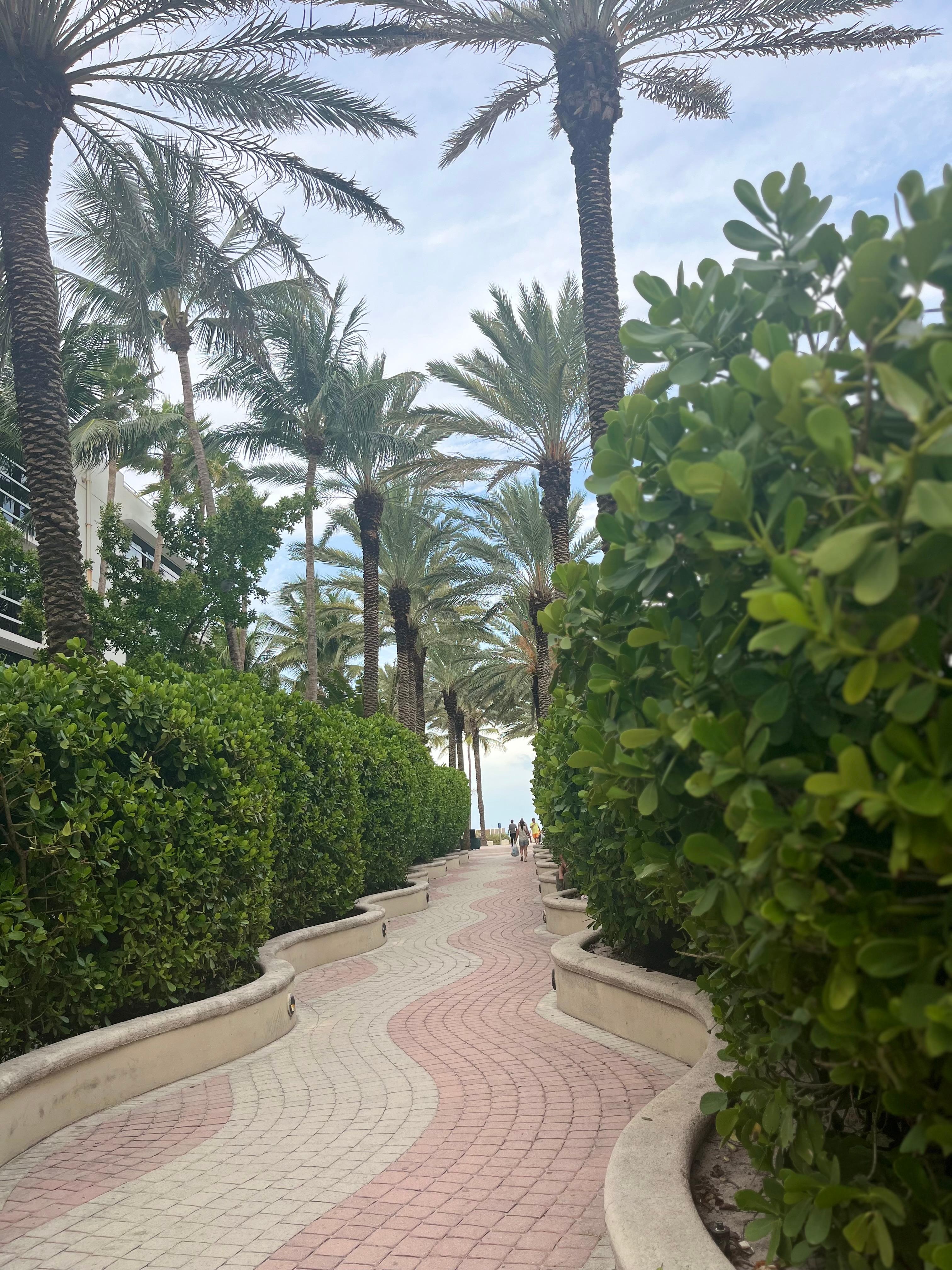 Several feet away from Casa Sobe is the beach