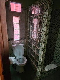 Restroom. Impressive water pressure.