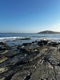 Iconic Maine coast
In front of the house
