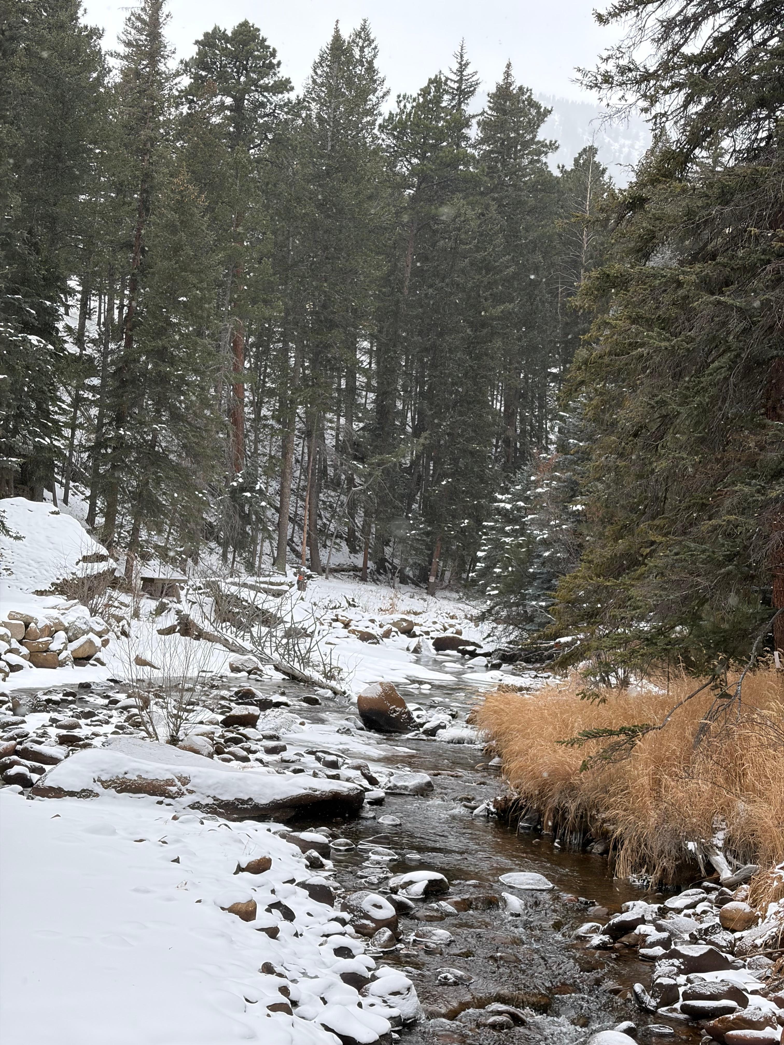A beautiful river runs through the property