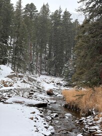 A beautiful river runs through the property