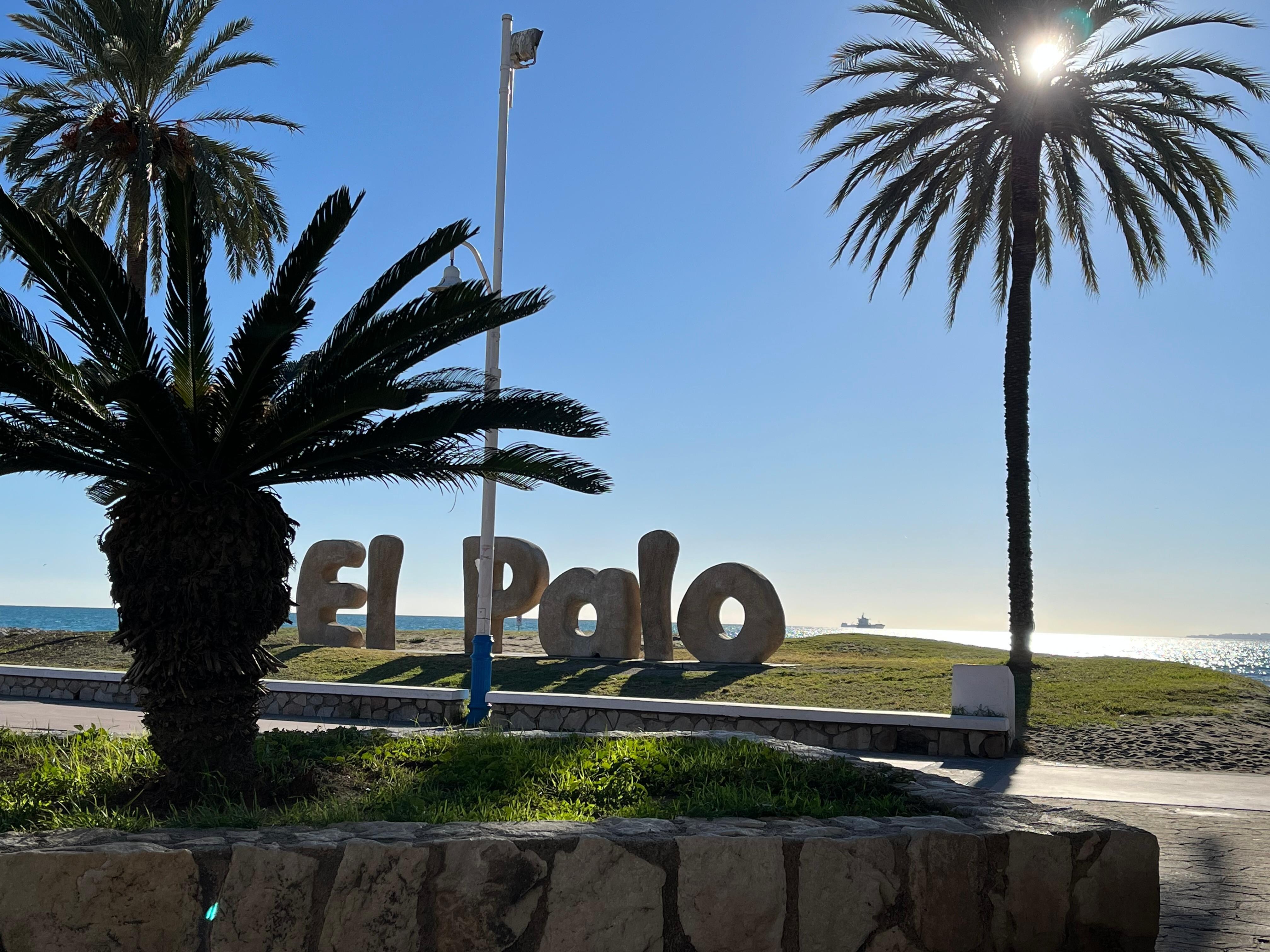 El Palo beach sign