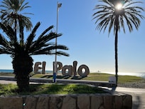 El Palo beach sign