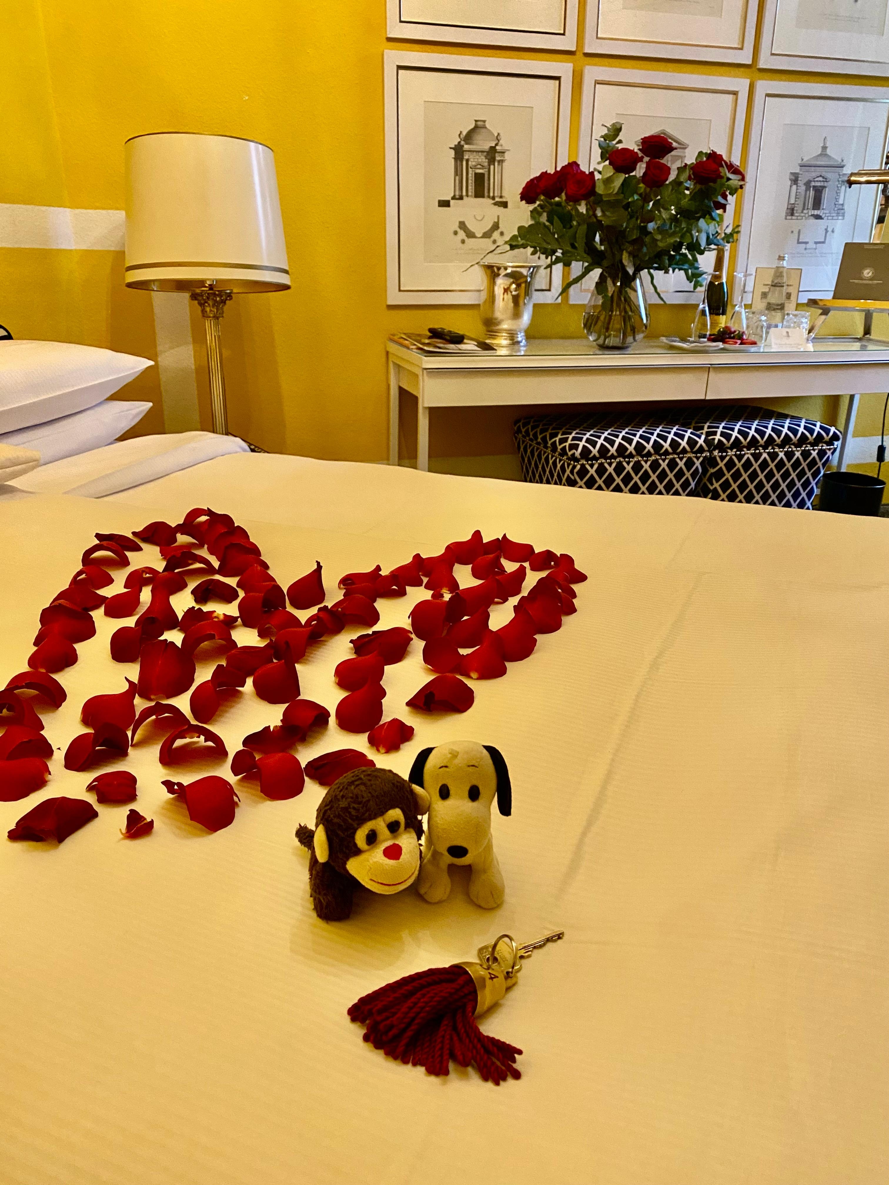 Valentine’s Day weekend made special by the hotel concierge.