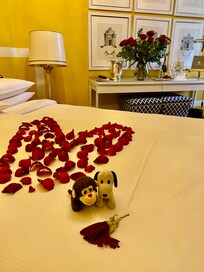 Valentine’s Day weekend made special by the hotel concierge.