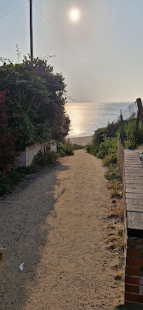 Entrance to beach