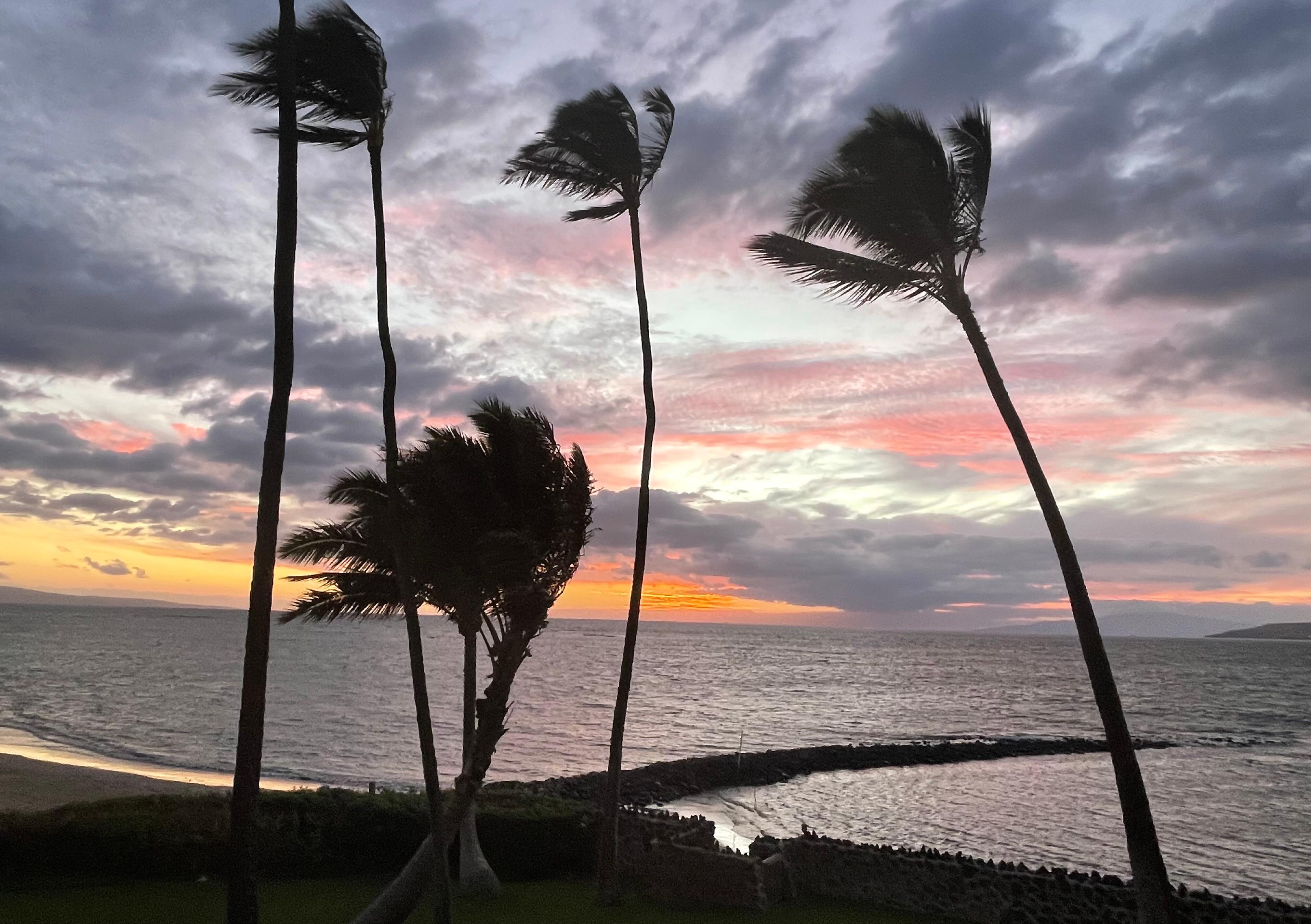 Sunset from the lanai!