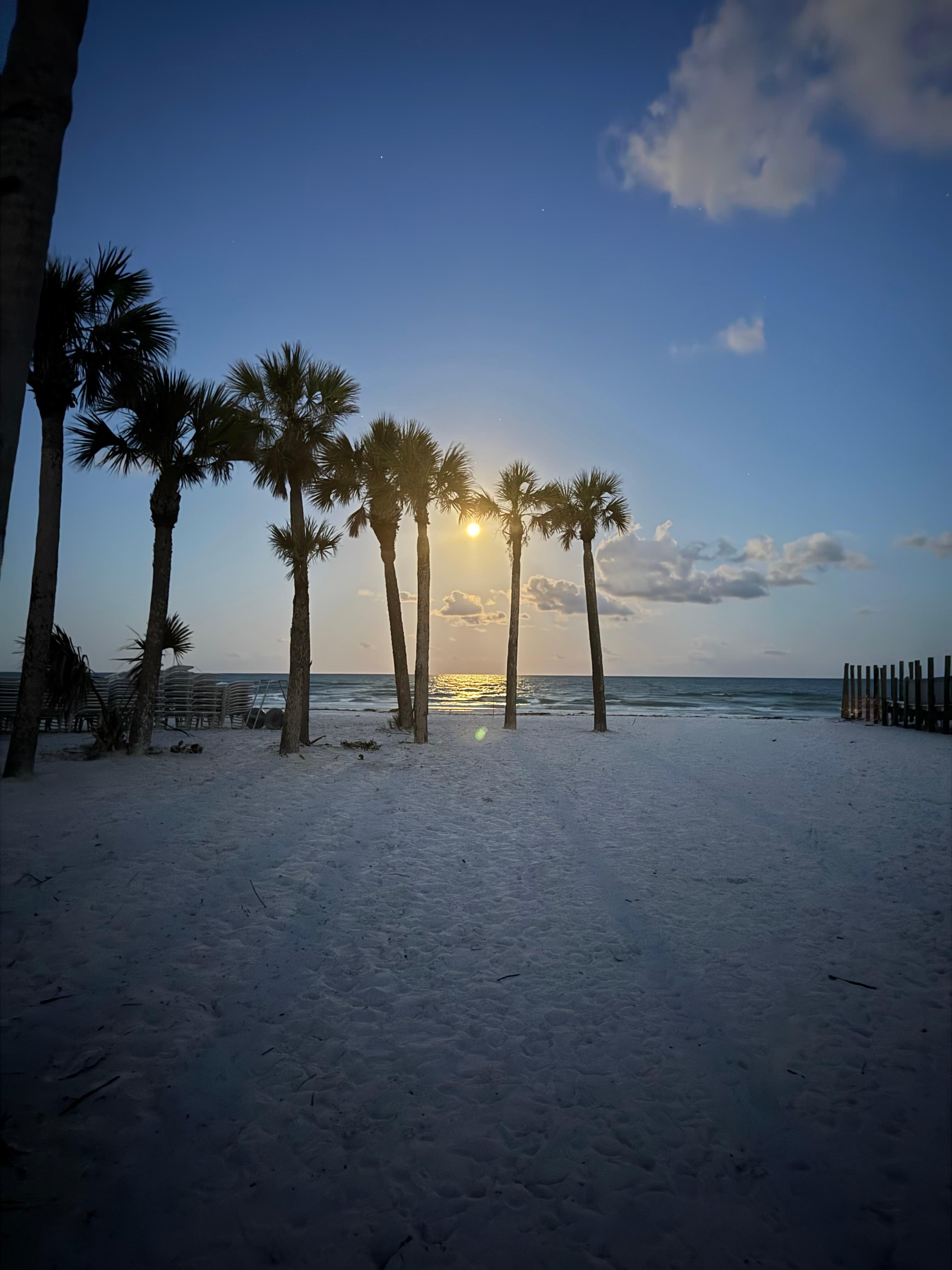 Looking from the walkway to the entrance to the Gulf of America