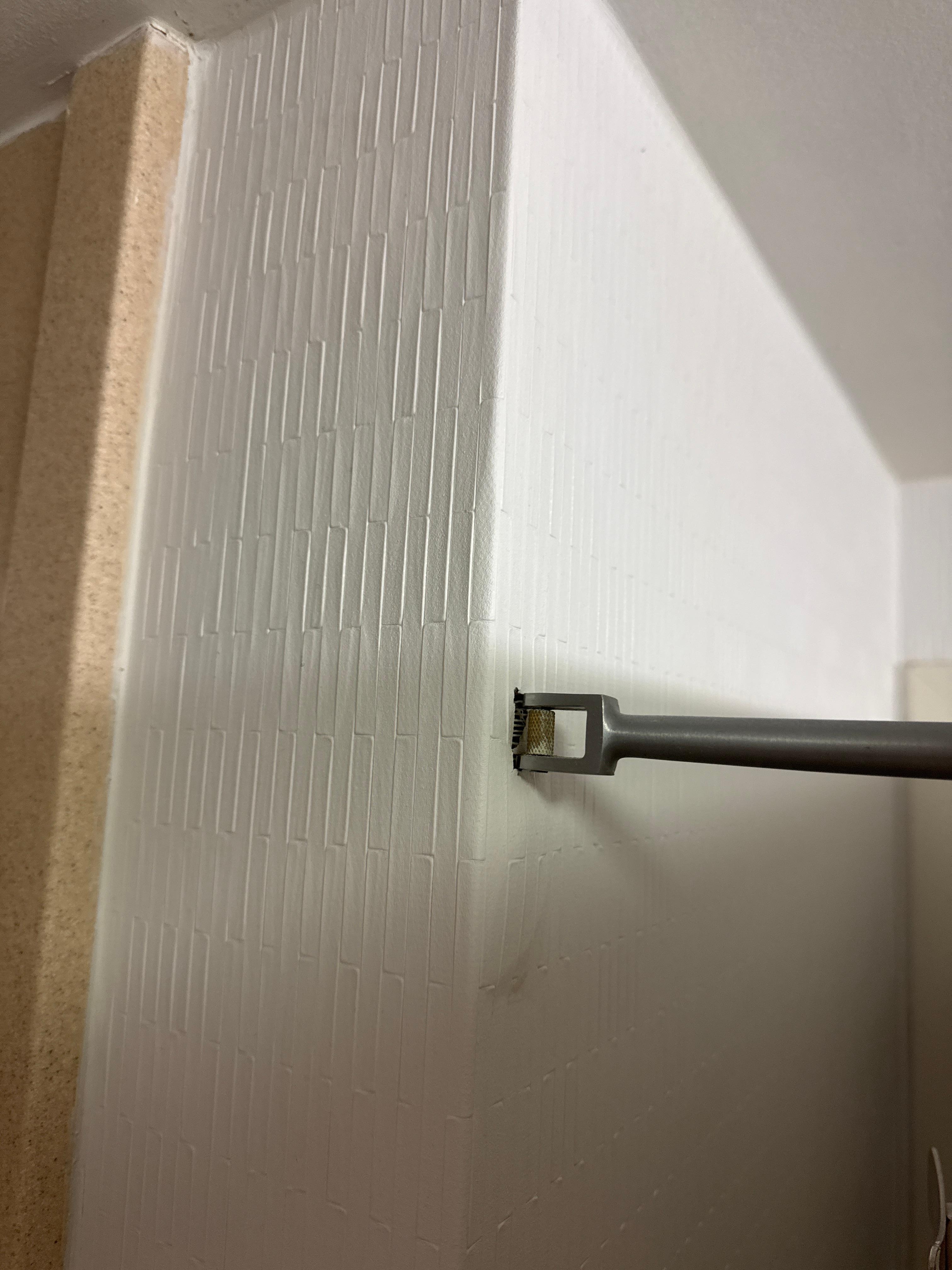No door stop - hole in wall
